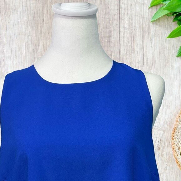 Cynthia Rowley Womens Top Size M Floral Cutout Lined Sleeveless - Picture 2 of 9